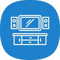 Home Theater Vector Icon Design