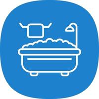 Bathtub Vector Icon Design