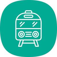 diseño de icono de vector de tren