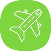 Airplane Vector Icon Design