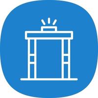 Metal Detector Vector Icon Design