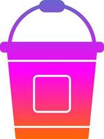 Bucket Vector Icon Design