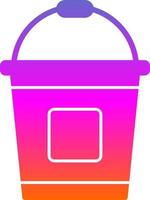 Bucket Vector Icon Design