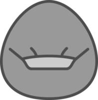 Bean Bag Vector Icon Design