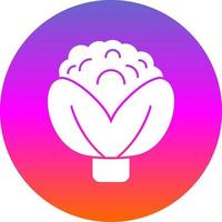 Cauliflower Vector Icon Design