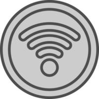 diseño de icono de vector de señal wifi