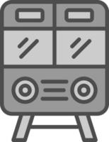 diseño de icono de vector de tren