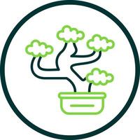 Bonsai Vector Icon Design