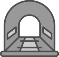 Tunnel Vector Icon Design