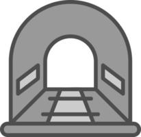 diseño de icono de vector de túnel