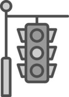 Traffic Lights Vector Icon Design