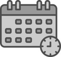 Schedule Vector Icon Design