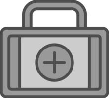 First Aid Kit Vector Icon Design