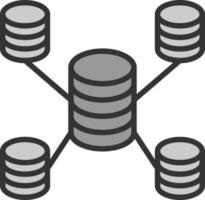 Database Vector Icon Design