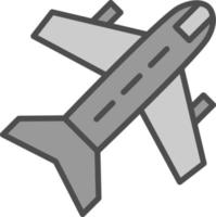 diseño de icono de vector de avión