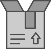 Open Box Vector Icon Design