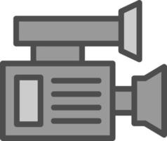 Video Camera Vector Icon Design