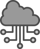 Cloud Computing Vector Icon Design