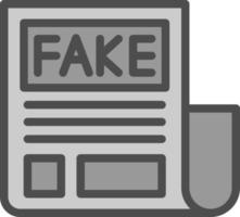 Fake News Vector Icon Design
