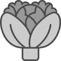 Cabbage Vector Icon Design