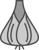 Garlic Vector Icon Design