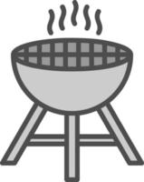 Grill Vector Icon Design