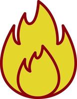 diseño de icono de vector de fuego