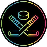 Ice Hockey Vector Icon Design