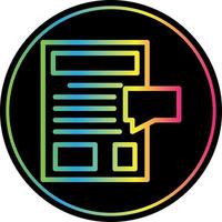 Blog Vector Icon Design