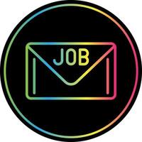 Job Latter Vector Icon Design