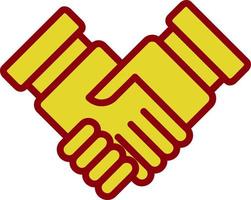 Handshake Vector Icon Design