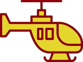 Helicopter Vector Icon Design