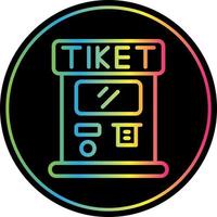 Ticket Machine Vector Icon Design