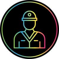 Fireman Vector Icon Design