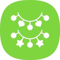 Christmas Lights Vector Icon Design