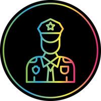 diseño de icono de vector de oficial de policía