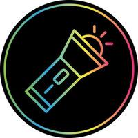 Flashlight Vector Icon Design