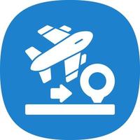 Domestic FLights Vector Icon Design