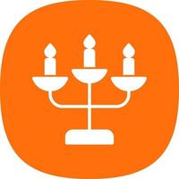 Candelabra Vector Icon Design