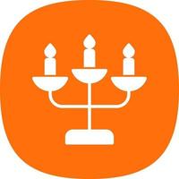 Candelabra Vector Icon Design