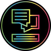 Dialog Vector Icon Design