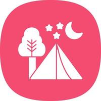 Camping Vector Icon Design