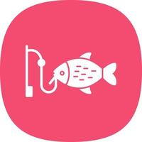 diseño de icono de vector de pesca