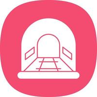 diseño de icono de vector de túnel