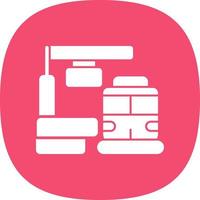 Train Platform Vector Icon Design