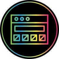 Ui Wireframe Vector Icon Design