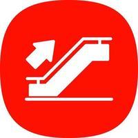 Escalator Vector Icon Design