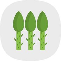 Asparagus Vector Icon Design