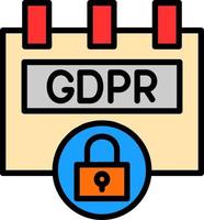 Gdpr Plugin Vector Icon Design