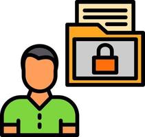 Sensitive Personal Data Vector Icon Design